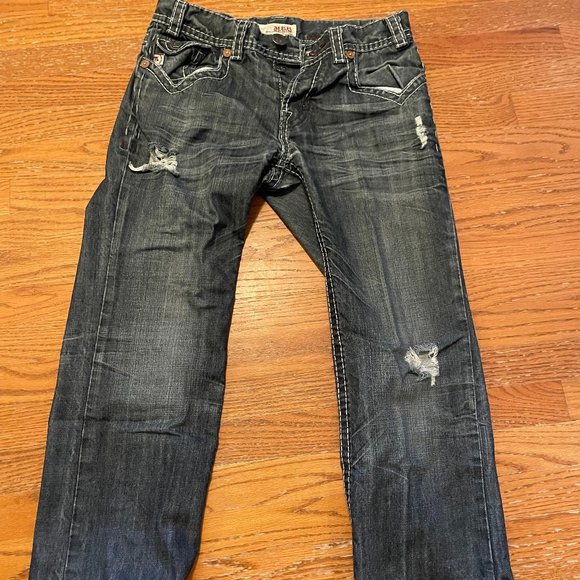 MEK Mens Distressed Jeans, 31 x 32 - Picture 3 of 5